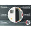 Huldar Glass Flat Wall Mirror