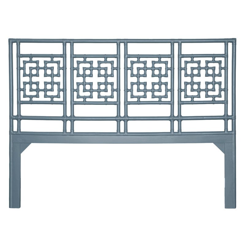 Palm Springs Open-Frame Headboard, King, Regatta Blue
