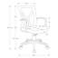 Chaise de bureau pivotante avec hauteur et fabrication réglables, base en maille grise noire avec assise confortable