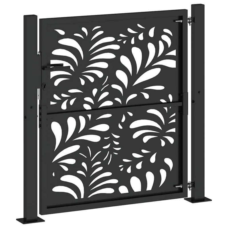 Barrière de jardin en acier 39,4 x 39,4 po vidaXL
