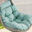 Balancelle en osier avec coussin Kya-888702443