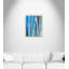 «Rythmic Blues», reproduction d'art sur cadre flottant-46828403-46828399