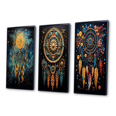 " Dream Catcher Symbolic Journey " 3 - Pieces