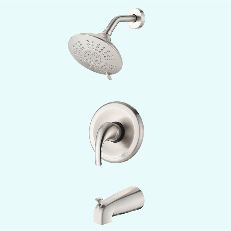 All-In-One Kit with Rough in-Valve, Silver
