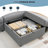 Modern Sectional Sofa with Storage – Convertible Modular Sofa, Ergonomic Design for Ultimate Comfort