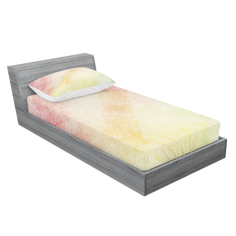 Microfiber Ombre Sheet Set, Twin XL Sheet Set + Fitted Sheet + 1 Pillowcase