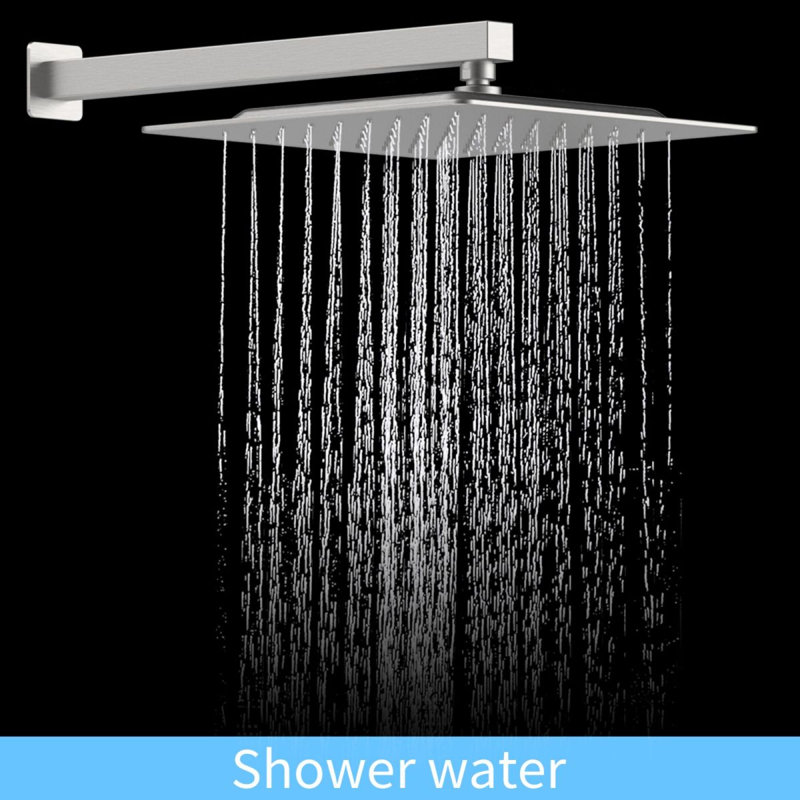Powerful Rain Shower Experience With Metal Durability And Sleek Style For Modern Bathrooms