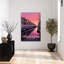 Amsterdam Sunset Canal, une affiche murale colorée, paisible et vibrante représentant l'architecture de la ville-423671419