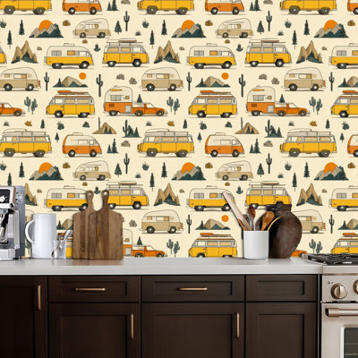 Papier peint auto-adhésif mural auto-adhésif amovible