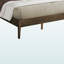 Grand lit plateforme avec pieds en bois de noyer massif Benson, H 46,86 po x l 63,12 po x L 84,35 po-1434805006