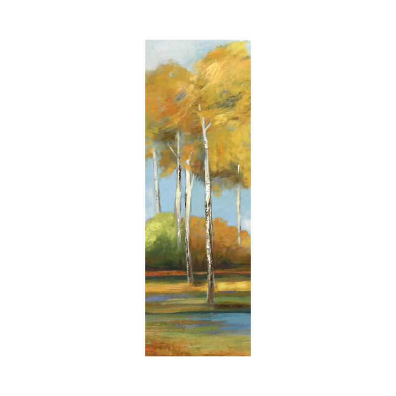 Breezes I by Allison Pearce - Wrapped Canvas Panoramic Painting, 30.48 cm H x 91.44 cm W x 1.91 cm D