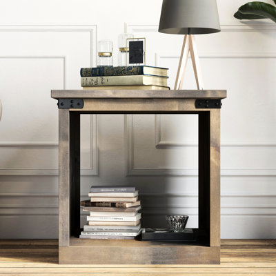 Table d'appoint 24 po, aulne, finition, sans assemblage, fer à repasser 24 po