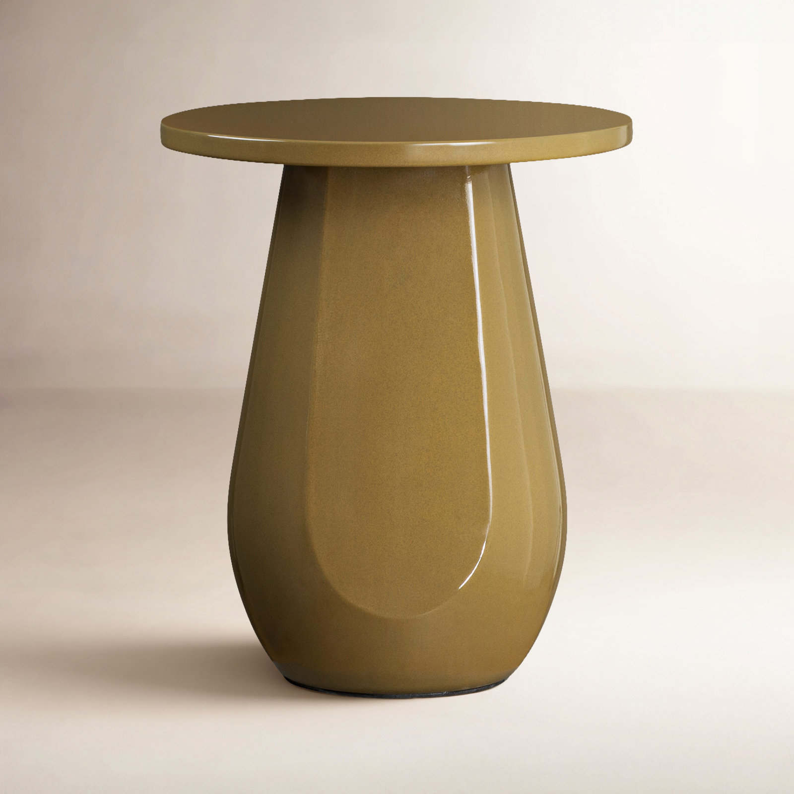 Kaz End Table, Olive