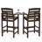 Wolak HDPE Outdoor Tall  Adirondack Chair With Table-461460537