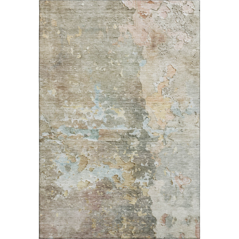 Premium Machine Washable Barry AMF1234 Abstract Rug, Rectangle 2'6" x 3'10"