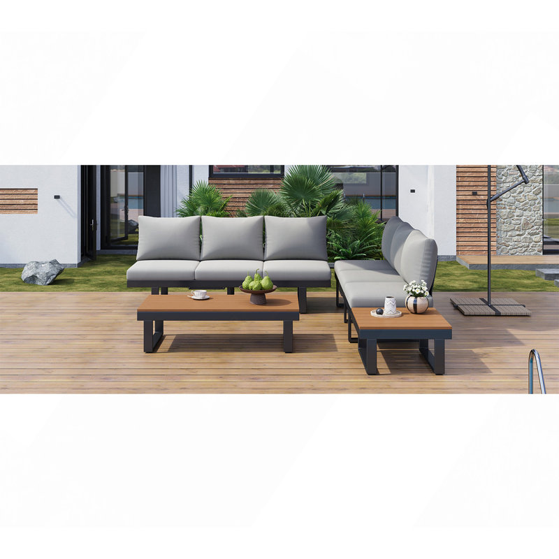 Ensemble de conversation pour canapé modulaire d'extérieur