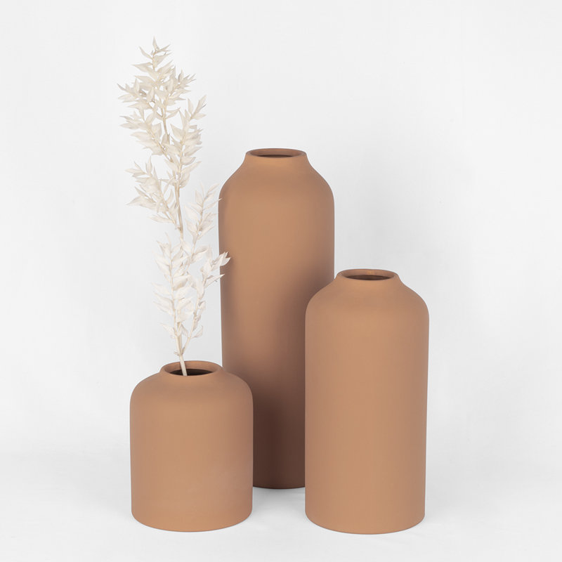 Vases en céramique Adonys, Terre cuite mate
