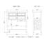 Console de vestibule en bois 32 po avec 4 tiroirs et tablette ouverte Coventry-1416568618