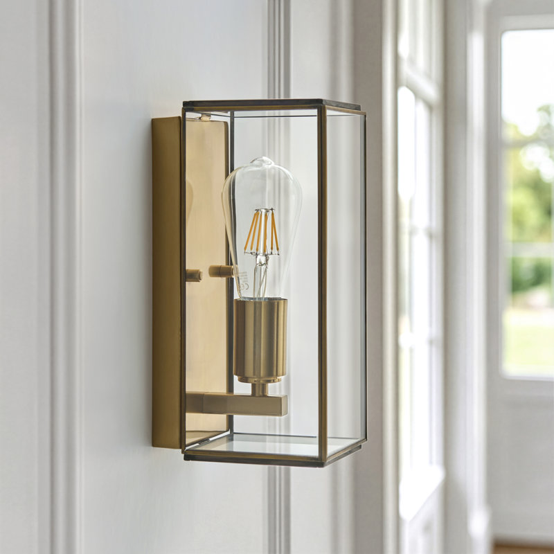 Reba Steel Flush Mounted Sconce