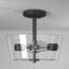 Plafonnier semi-encastré 12 po 2 lumières Samina-512977720