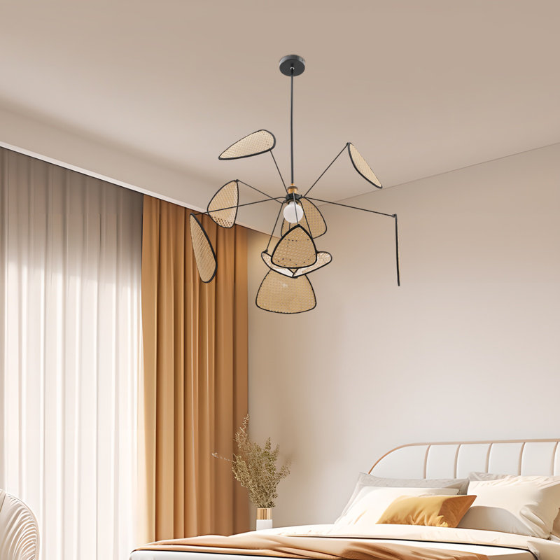 Luminaire suspendu en bambou Kamena