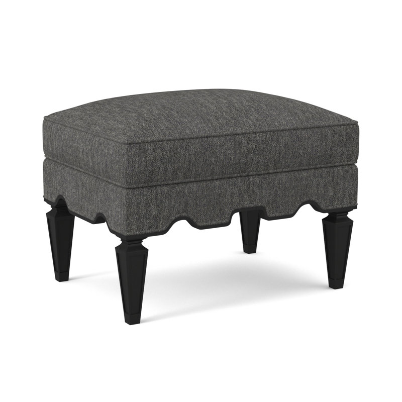 Palm Ottoman, Espresso, Polly Snow
