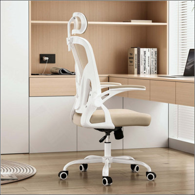 Ergonomic Office Chair, Home Office Desk Chair With Headrest, High Back Computer Chair With Armrests And Adjustable Lumbar Support For Home Office Study Room