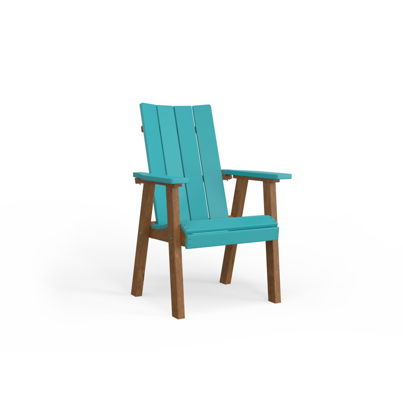 SOL Outdoor Dining Armchair, Antique Mahogany