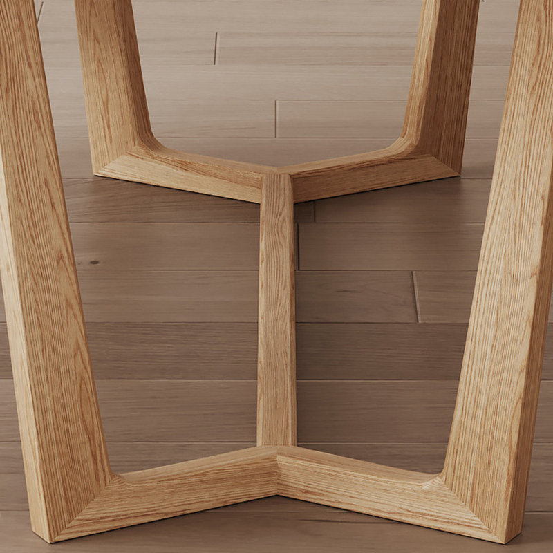 Ensemble de table de salle à manger rectangulaire de style nordique, H 29,5 po x L 70,9 po x l 35,4 po