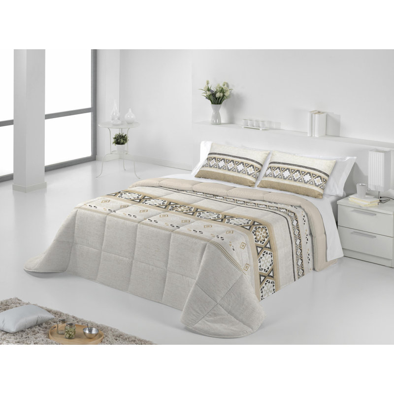 Mariposa Comforter, Beige, 235cm W x 270cm L