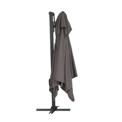 Parasol en porte-à-faux carré Gilda