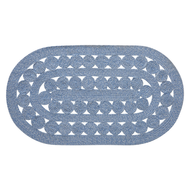 Lyta Hand Braided Indoor / Outdoor Rug, Oval 2'3" x 4'