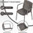 4Pcs Stackable Plastic Armchairs With All-Weather Durability, Ergonomic Design, High-Grade Pp, -, , Lightweight, , No Assembly, Perfect For Patio And Lobby All-Weather, 4Pcs, Armchairs,-389681338