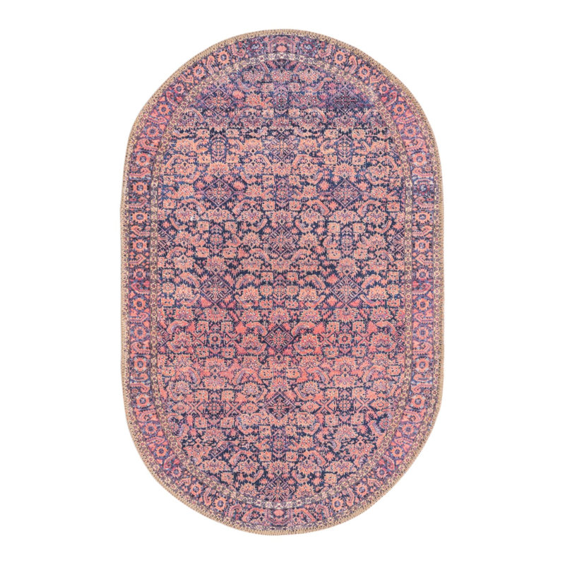 Chenille Geometric Indoor Rug, Oval 2' x 3'1"