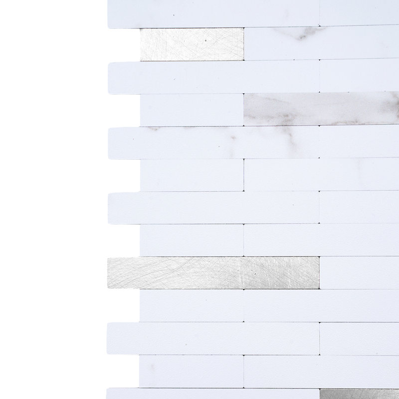 No Subject Wall Decals, White/Silver