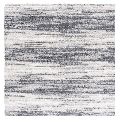 Mena Abstract Gray/Ivory Area Rug