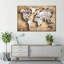«Carved Wood World Map», reproduction sur toile-339477454