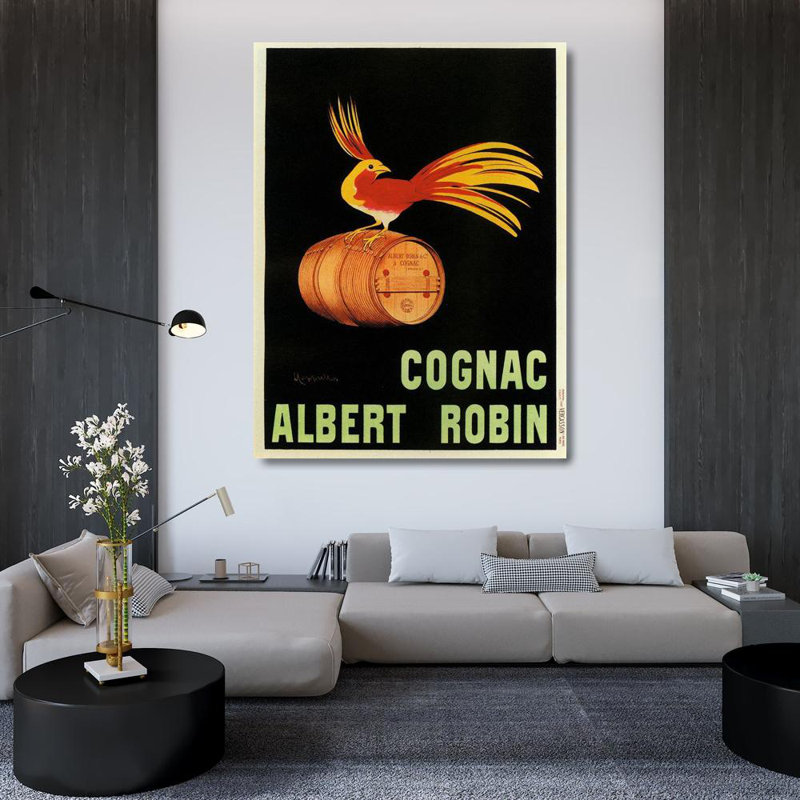 «Red Barrel Studio® Vintage Apple Collection», art sur toile tendue avec châssis: cognac_albert_robin