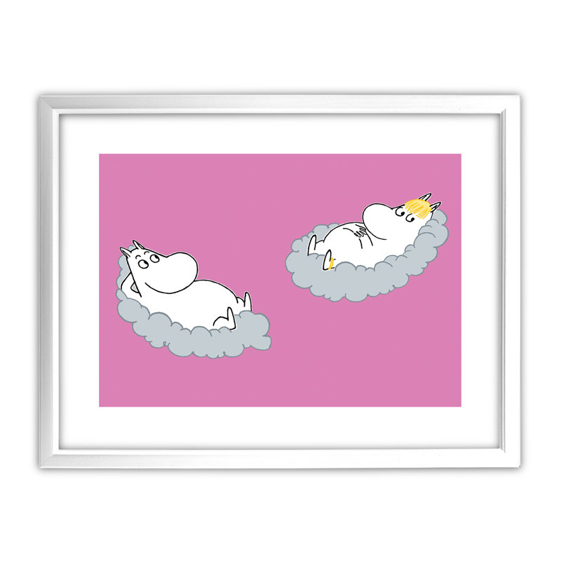 Tove Jansson - Single Picture Frame Print, White