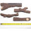 Ensemble de 9 bûches réalistes en bois 9 pièces