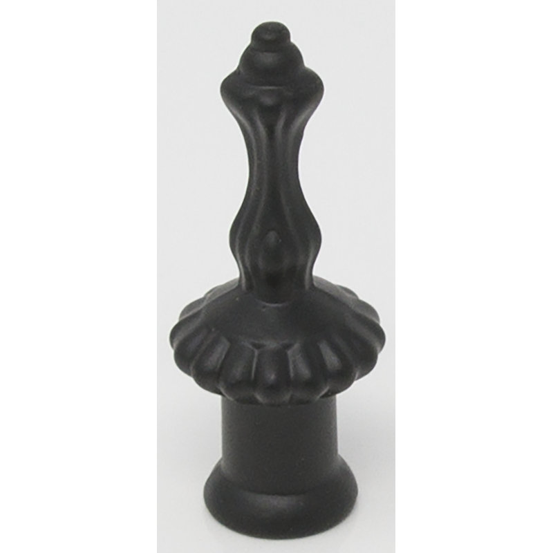 Devos Lamp Finial, Matte Black