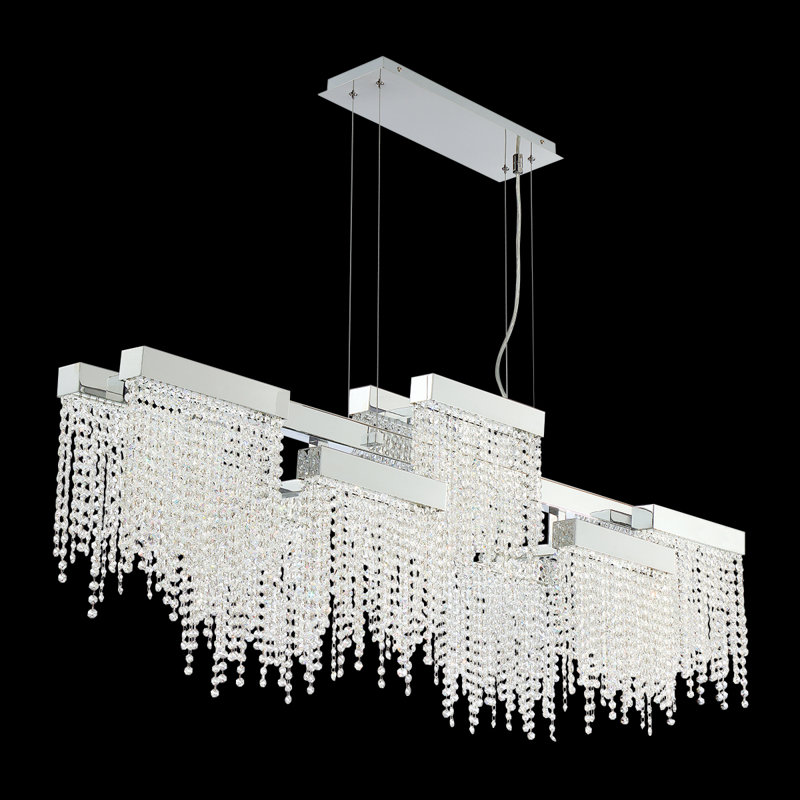 Lustre en cristal 10 lumières Rossi