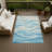 Machine Washable Indoor/Outdoor Chantille ACN2770 Coastal Rug-1023660435