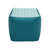Similicuir bleu sarcelle Dewdrop