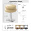 Lampe de table champignon moderne à double épaisseur