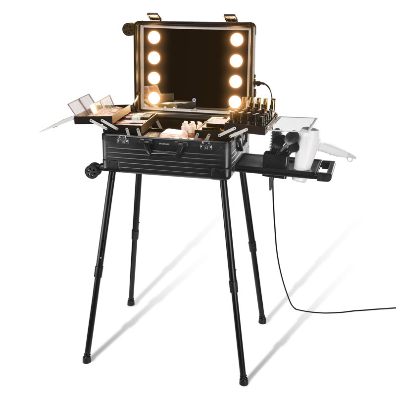 Organisateur de maquillage en aluminium