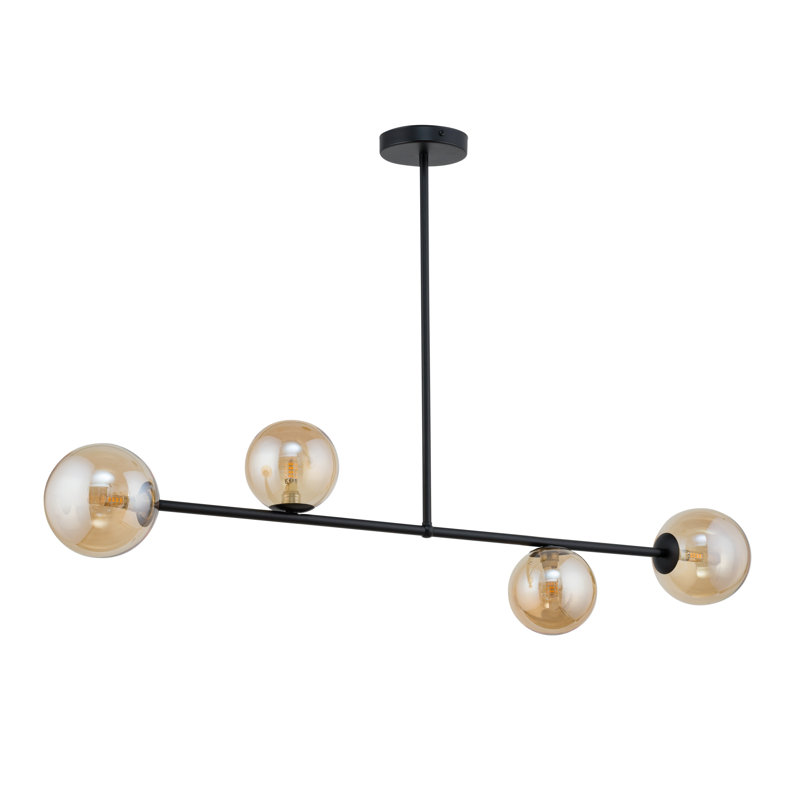Roma 4 - Light Sputnik Pendant, Amber