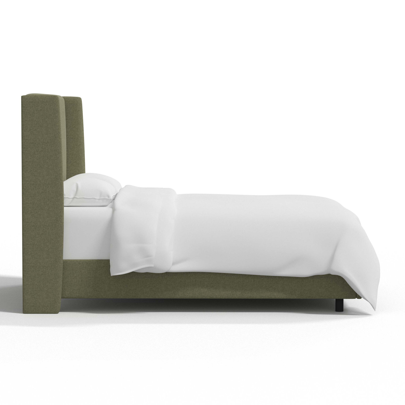 Tilly Upholstered Bed, California King, Zuma Laurel Textured Linen