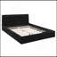 Grand lit plateforme tapissier Modern
