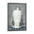 Toile avec cadre gris foncé rustique